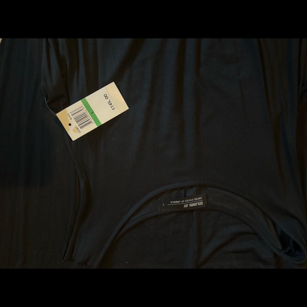 Benjamin Jay black high low dress L - Picture 4 of 6
